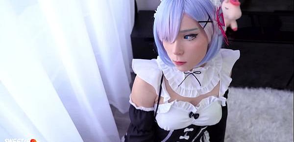  Kawaii Maid Gives Deepthroat Boss Dick to Cum In Mouth POV